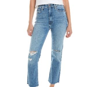 Mother Jeans high waist rider ankle fray size 25